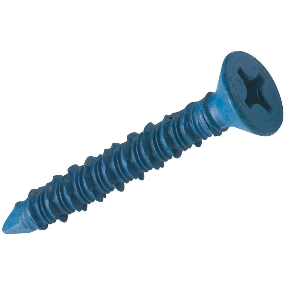 Tapcon 1/4 In. x 13/4 In. Flat Concrete Screw Anchor (8 Ct.) 24175