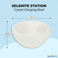 thumbnail image 5 of 4-Inch Selenite Charging Bowl for Cleansing, Recharging Crystals and Healing Stones, Meditation, Spiritual Awareness, Positive Energy, Witchcraft Supplies, Home Decor, 5 of 8