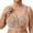 #318-Khaki, variant on 3PC Womens Plus Size Bra Spliced Tank Style Wirefree Seamless Comfortable Daily Wear Ladies Underwear M-5XL