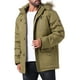 thumbnail image 4 of Abrigo de invierno cálido para hombres INSPIRE CHIC, forrado de felpa, grueso, con capucha, chaqueta L amarilla verde, 4 of 6