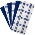 thumbnail image 2 of Bumble Premium Kitchen Hand Towels | 100% Cotton 16” x 26” | Absorbent Dish Cloths | 6 Pack (Blue), 2 of 6