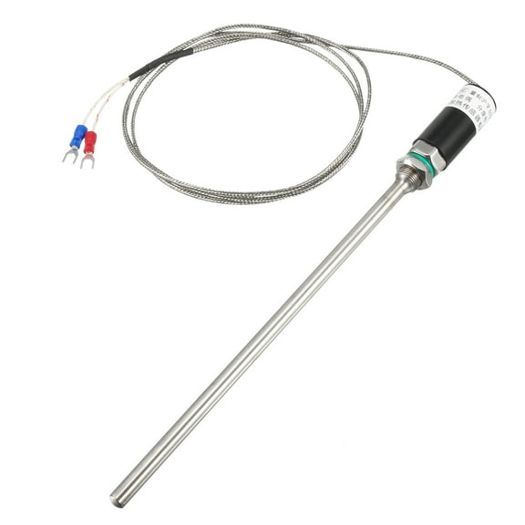 E Type Temperature Sensor Probe 1.5M Cable 7mm x 185mm Probe Thermocouple