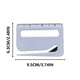 thumbnail image 5 of Abre cartas, abrelatas de sobres, herramienta para abrir paquetes, cortador de papel de envolver con cuchilla oculta, abrelatas de 3 en 1 con lupa, abrelatas con regla blanco, 5 of 5