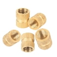 thumbnail image 3 of CIYISON Female Thread Knurled Threaded Embedment Hot Melt Insert Brass Assortment for 3D Printing Molding, 3 of 8