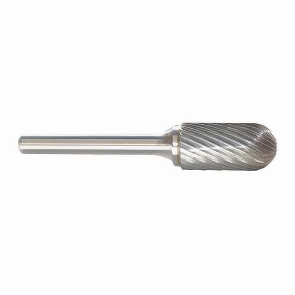Manufacturer Varies Carbide Bur,Radius End,3/8 In,1/4 Shank 310-001073