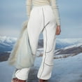 thumbnail image 6 of DDAPJ pyju Womens Winter Fleece Sherpa Sweatpants Warm Fuzzy Snow Ski Pants Trendy Casual Activewear with Pockets White XL, 6 of 7