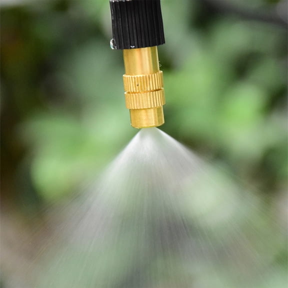 Eespoir Atomizing Automatic Watering System, Household Mist Nozzle Garden Sprayer, Garden Timing Nozzle, for Indoor Plants, Greenhouse, Dust Clearing, Misting, Adjustable