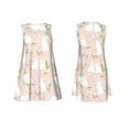 thumbnail image 7 of Lsque Cute Rabbit Pattern Summer Dresses for Women – Sleeveless T-Shirt Swing Sundress, Perfect for the Beach and Casual Days, 7 of 7