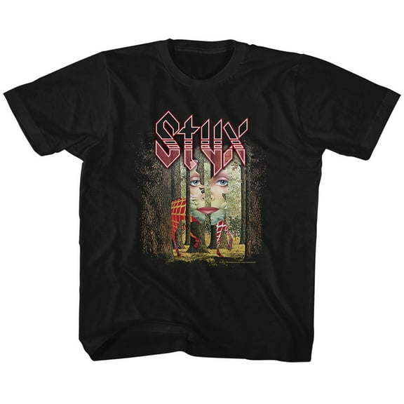 Styx The Grand Illusion Black Children's T-Shirt