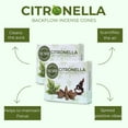 thumbnail image 6 of Citronella Backflow Incense Cones - 60 TotalIncense Waterfall Cones - 6 Packs (10 Each), 6 of 8