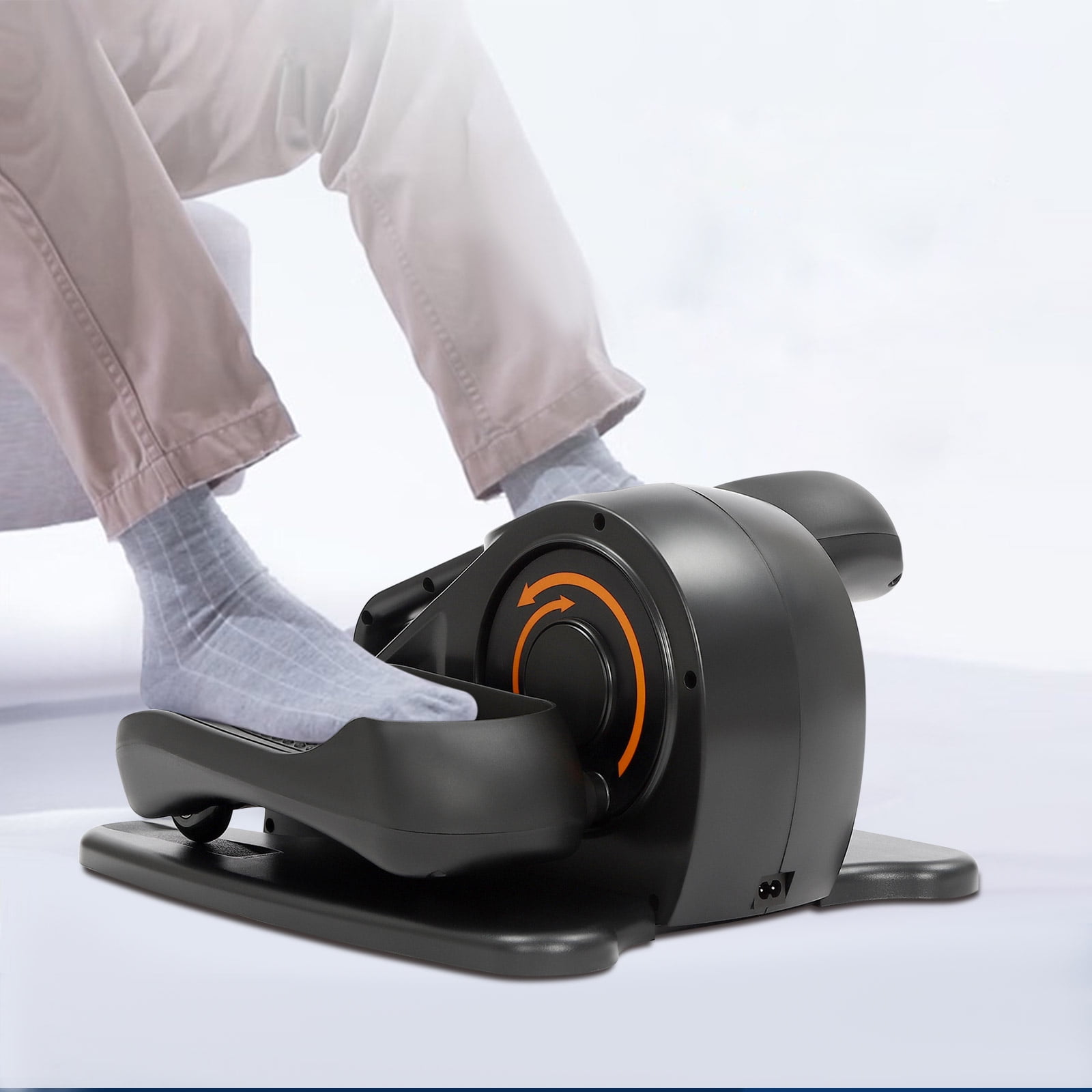 Foot Pedal Exerciser for Home Workout, Motorized Elliptical Trainer Under Desk Elliptical Machine