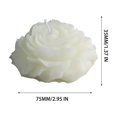 thumbnail image 3 of Deals Qaailabf Aromatherapy Candle Nordic Geometric Lines Columnar Shape Large White Aroma, 3 of 5