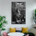 thumbnail image 6 of Monkey Bathroom POSTER Gifts Canvas Painting Poster Wall Art Decorative Picture Prints Modern Decor 16x24inch(40x60cm), 6 of 6