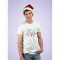 thumbnail image 2 of Joyful Christmas Christmas Leaves Ornament  Men White T-Shirt, Male Medium, 2 of 4
