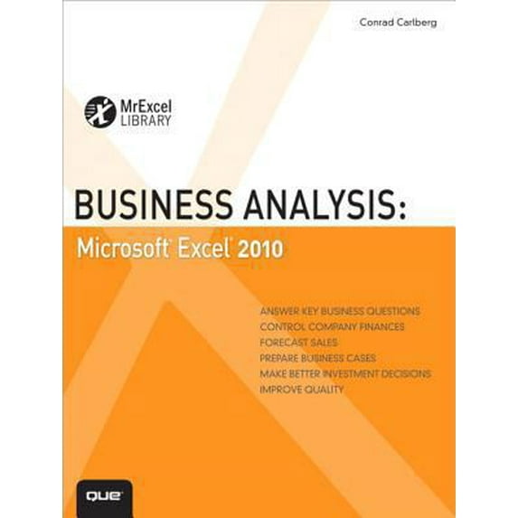 Pre-Owned Business Analysis: Microsoft Excel 2010 (MrExcel Library) (Paperback) 0789743175 9780789743176