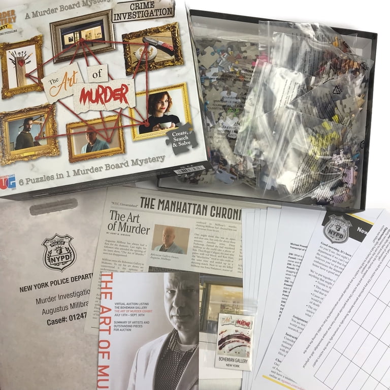 Murder Mystery Party | Case File Puzzle The Art of Murder, for