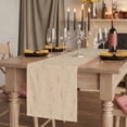 thumbnail image 2 of Table Runners 120 Inches Long Dress Scarves, Khaki Boho Farmhouse Coffee/Dining/Kitchen Table Runner for Living Room, Middle Century Modern Abstract Art 13x120 Inch, 2 of 9