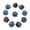 Blue Purple -b, variant on lionlar Pack Of 10 Multi-Sided Dices Polyhedral Dice Set D20 for TRPG Cup Games Blue Blue -b