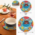 thumbnail image 3 of Swim Bears Fish Trivet Mats Pot Holders Cotton Woven Non-Slip Heat Resistant for Hot Pots Pans Pats for Cooking Baking Set of 2, 3 of 7