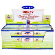 Satya Money - Twelve 15 Gram Boxes - Satya Sai Baba Incense
