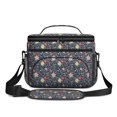 thumbnail image 2 of Lunch Box Pioneer Flower Floral Print Pattern Insulated Lunch Bag for Women Men,Medium Leakproof Lunchbox Cooler Bag Adjustable Strap,10 X 6.7 X 8 Inches, 2 of 6