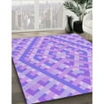 thumbnail image 2 of Ahgly Company Indoor Rectangle Patterned Mauve Purple Area Rugs, 5' x 8', 2 of 6
