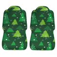 thumbnail image 3 of LAKIMCT Winter Christmas Tree Car Seat Covers Vehicle Front Seat Covers Universal Fit Seat Protector, 3 of 9