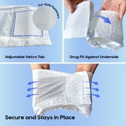 Honey Care All-Absorb A25 Disposable Male Dog Wrap, 50 Count, Medium, Super Absorbent, Breathable
