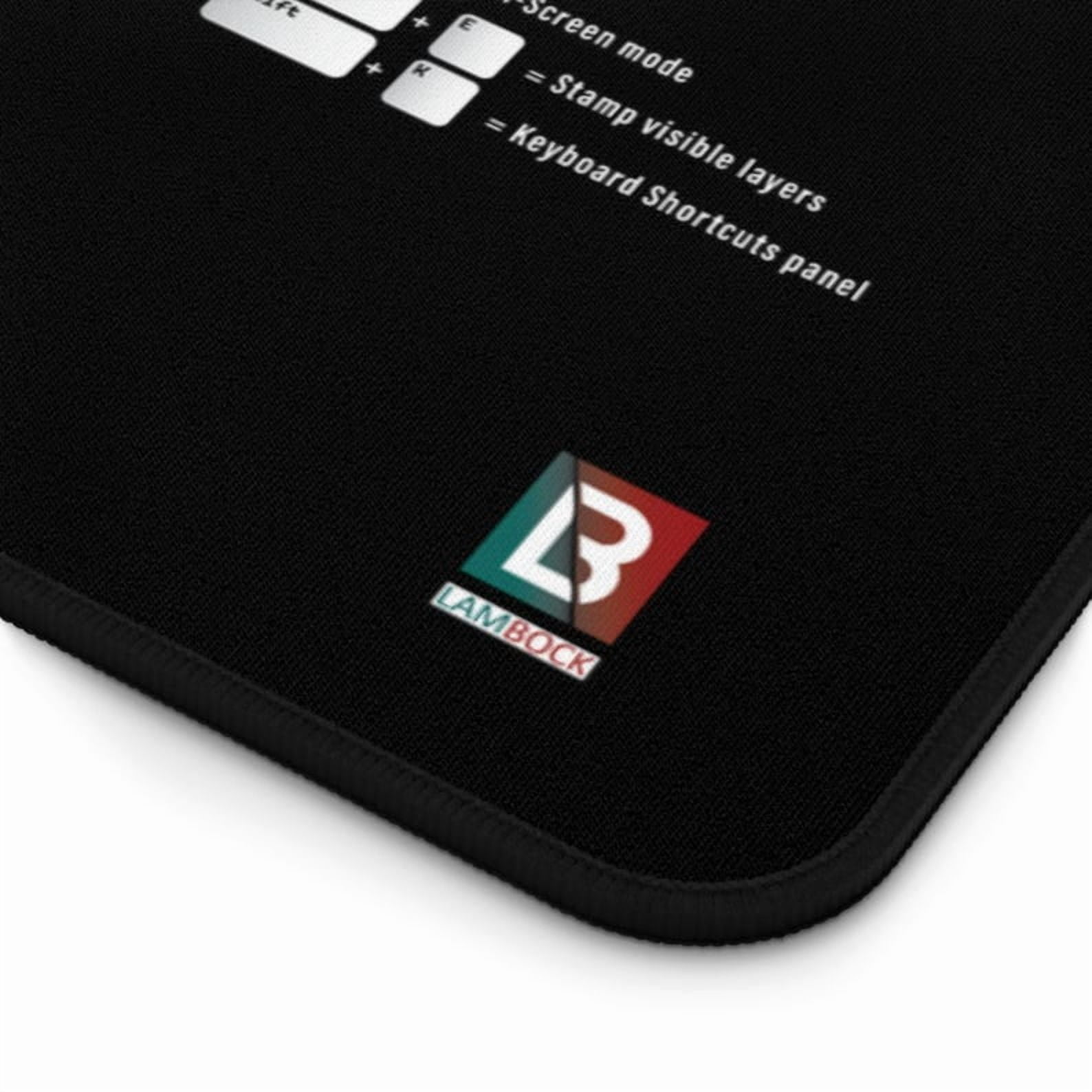 Photoshop Cheat Sheet Desk Pad -Photoshop Shortcuts Mousepad - Desk Matt for Desktop - Desk Blotter Mat, Desk Protector Mat Perfect Desk Mat 12x22in