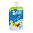 thumbnail image 3 of GERBER Pear Banana Yogurt Purée, Real Fruit & Yogurt, For Babies, 92mL Pouch, 3 of 7