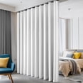 thumbnail image 1 of Cortinas separadoras de ambientes Hoeflife, opacas, blanco grisáceo, 150 x 275 cm, 1 of 7