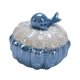 thumbnail image 5 of Caja de almacenamiento de joyas Decoración de mesa de baratijas pequeñas Tormentador de contenedores de almacenamiento de cerámica para el anillo de Azul, 5 of 9