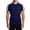 Blue, variant on Men's Short Sleeve Round Neck Basketball Training Sport T-Shirt Color Block Running Fitness Top