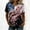 Grey, variant on Women Festival Shirt Short Sleeve Fourth V Neck Independence Day Glitter Rhinestone Embellished Print July Summer Soft Tee Comfort Top