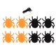 thumbnail image 1 of 8 Uds. decoraciones colgantes de miedo de Halloween Macarena accesorios de terror Bandera de Halloween, 1 of 7