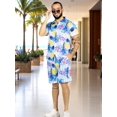 thumbnail image 2 of Conjunto Hombre Verano Camisa y Short a Juego Alberca Playa y Calor, 2 of 5
