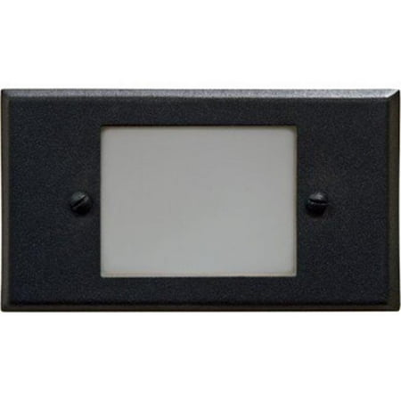 

21 watt Recessed Brick Step & Wall Fixture Black - 12V