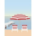 thumbnail image 2 of Soerensen, Gurli 12x14 White Modern Wood Framed Museum Art Print Titled - Lido di Camaiore I, 2 of 4