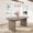 Gray, variant on COZONY 63" Oval Dining Table, Farmhouse Kitchen Table with Sturdy Wooden Base, Large Dining Table for Living Room Office, Natural