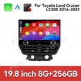 thumbnail image 3 of ZWNAV 19.8 Inch for Toyota Land Cruiser LC200 2008-2015 Screen Car Radio Player Android Host IPS Touch Screen Car GPS Navigation Multimedia Player, 3 of 11
