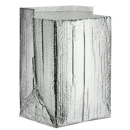 Box Partners Insulated Box Liners 18" x 18" x 18" Silver 10/Case INL181818