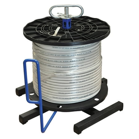 Southwire MH8110 WireSmart 3 in 1 Mountable Heavy Duty Cable Dispenser with Powder Coat Finish, Floor and Stud Mounting Brackets, and Carrying Handle