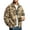 Brown, variant on CCRFTGI Corduroy Jackets for Men Bomber Full Zip Casual Vintage Long Sleeve Lapel Collar Camo Work Fall Fashion Coats for Men Green L