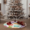 thumbnail image 4 of KLL Christmas Tree Skirt,Party Decorations Farmhouse for Christmas Decorations Holiday Party 30" -Doodle Cars, 4 of 6