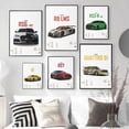 thumbnail image 2 of Cuadro sobre lienzo para pared con diseño de coche de lujo R8 RS7 RS5 PS6 PS4 RSQ8, póster nórdico e impresión de imágenes para pared, decoración del hogar para sala de estar, 2 of 5
