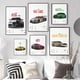 thumbnail image 2 of Cuadro sobre lienzo para pared con diseño de coche de lujo R8 RS7 RS5 PS6 PS4 RSQ8, póster nórdico e impresión de imágenes para pared, decoración del hogar para sala de estar, 2 of 5