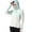 Light Green, variant on Jackets for Women UPF 50+ Black Ink Splash Abstract Print Sun Protection Hoodie Full Zip Long Sleeve Lightweight UV Jacket ,White (L)