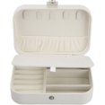 thumbnail image 1 of VEEKI Chic Necklace Storage Box - Large Capacity, Portable, Dustproof Earring Holder, White24052964, 1 of 5