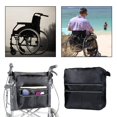 thumbnail image 2 of Bolsa de almacenamiento lateral de silla de ruedas impermeable pa taza de Colcomx bolsa lateral de silla de ruedas, 2 of 8