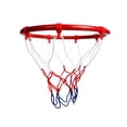 thumbnail image 1 of Ruiboury Children Basketball Hoop Portable PP Weatherproof Rim Indoor Outdoor Garage Wall-mounted Net with 8 Mounting Screws 25cm, 1 of 6